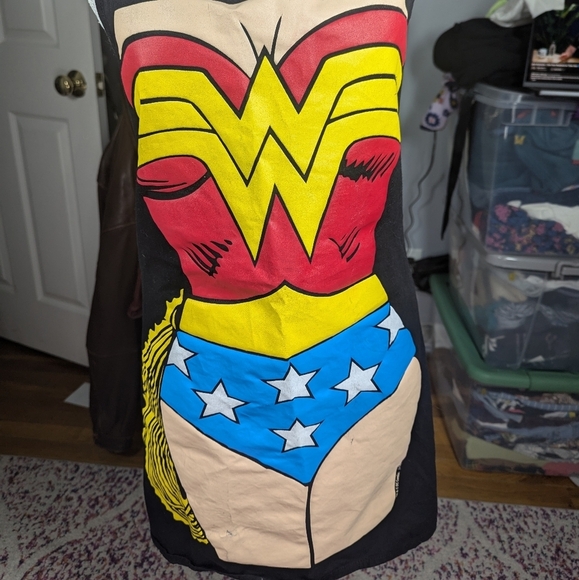 Vintage ICUP D.C. Comics Wonder Woman Funny Kitchen Apron One Size - Picture 2 of 6